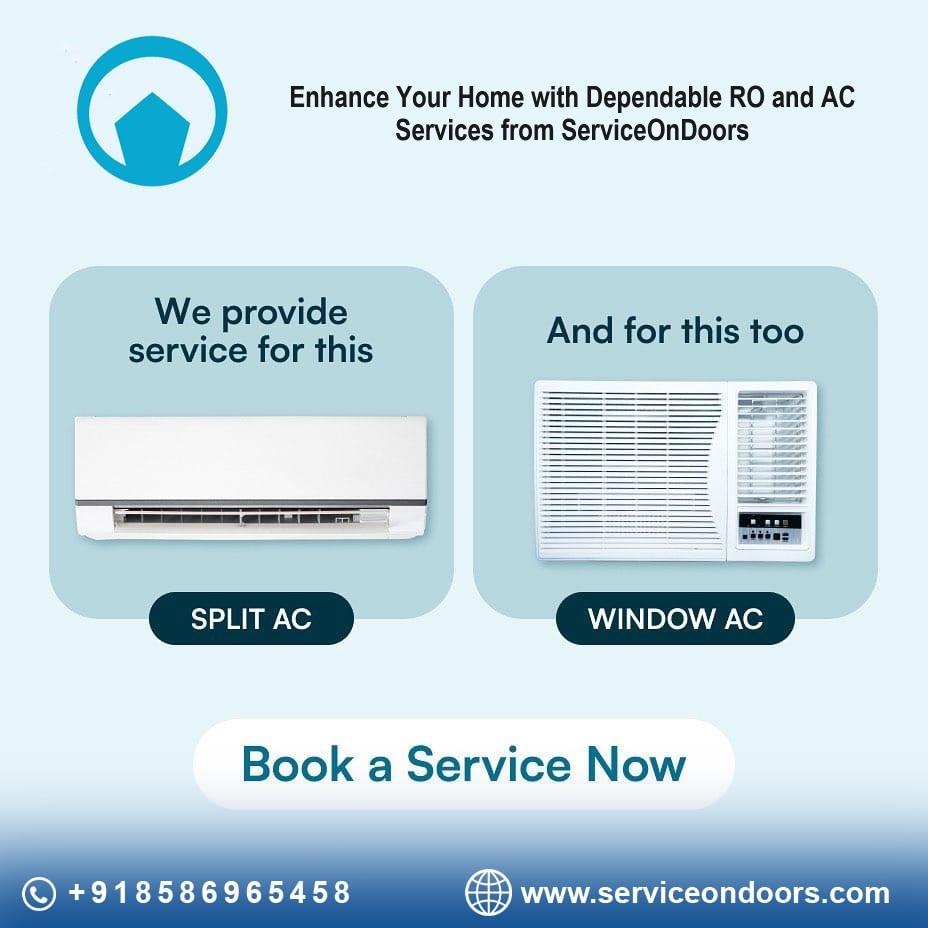 Enhance Your Home with Dependable RO and AC Services from ServiceOnDoors