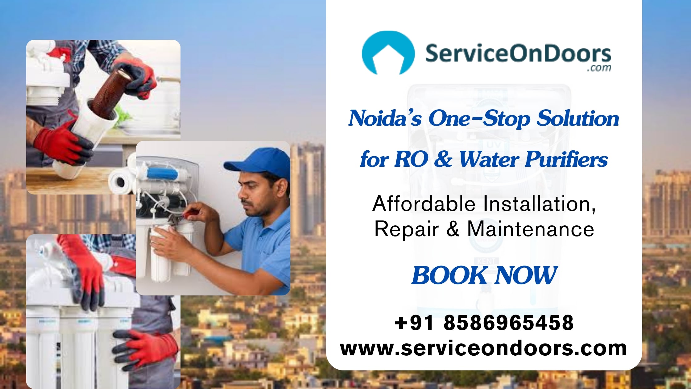 Trusted RO Water Purifier Customer Care in Noida