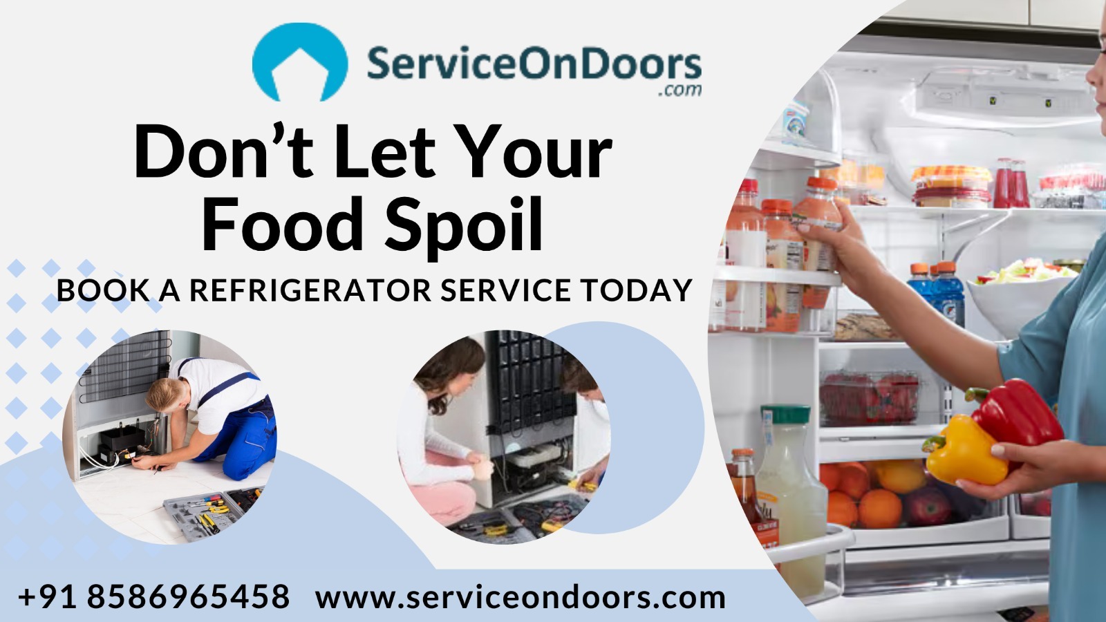 Don’t Let Your Food Spoil – Book a Refrigerator Service Today.