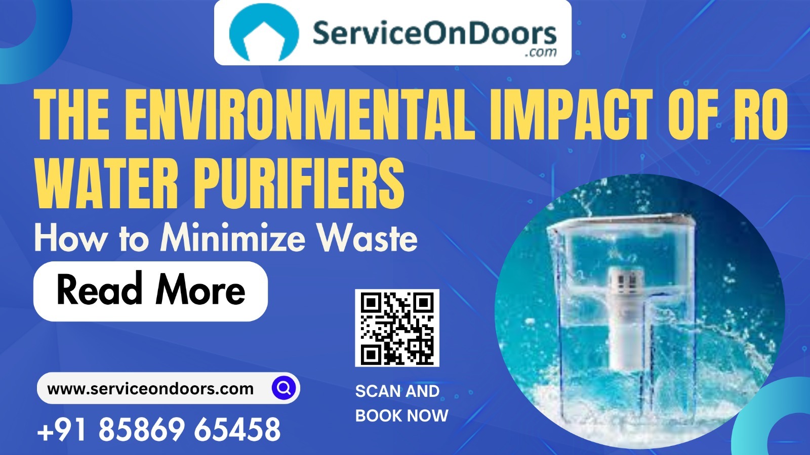 The Environmental Impact of RO Water Purifiers and How to Minimize Waste