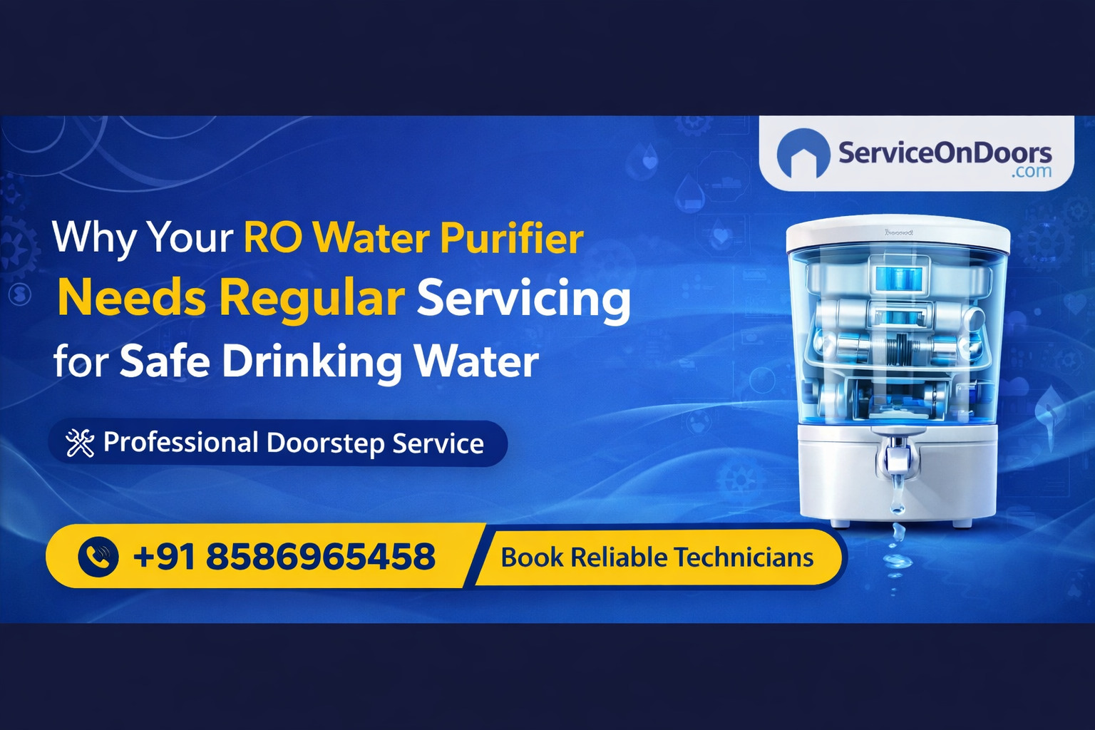 Why Your RO Water Purifier Needs Regular Servicing for Safe Drinking Water