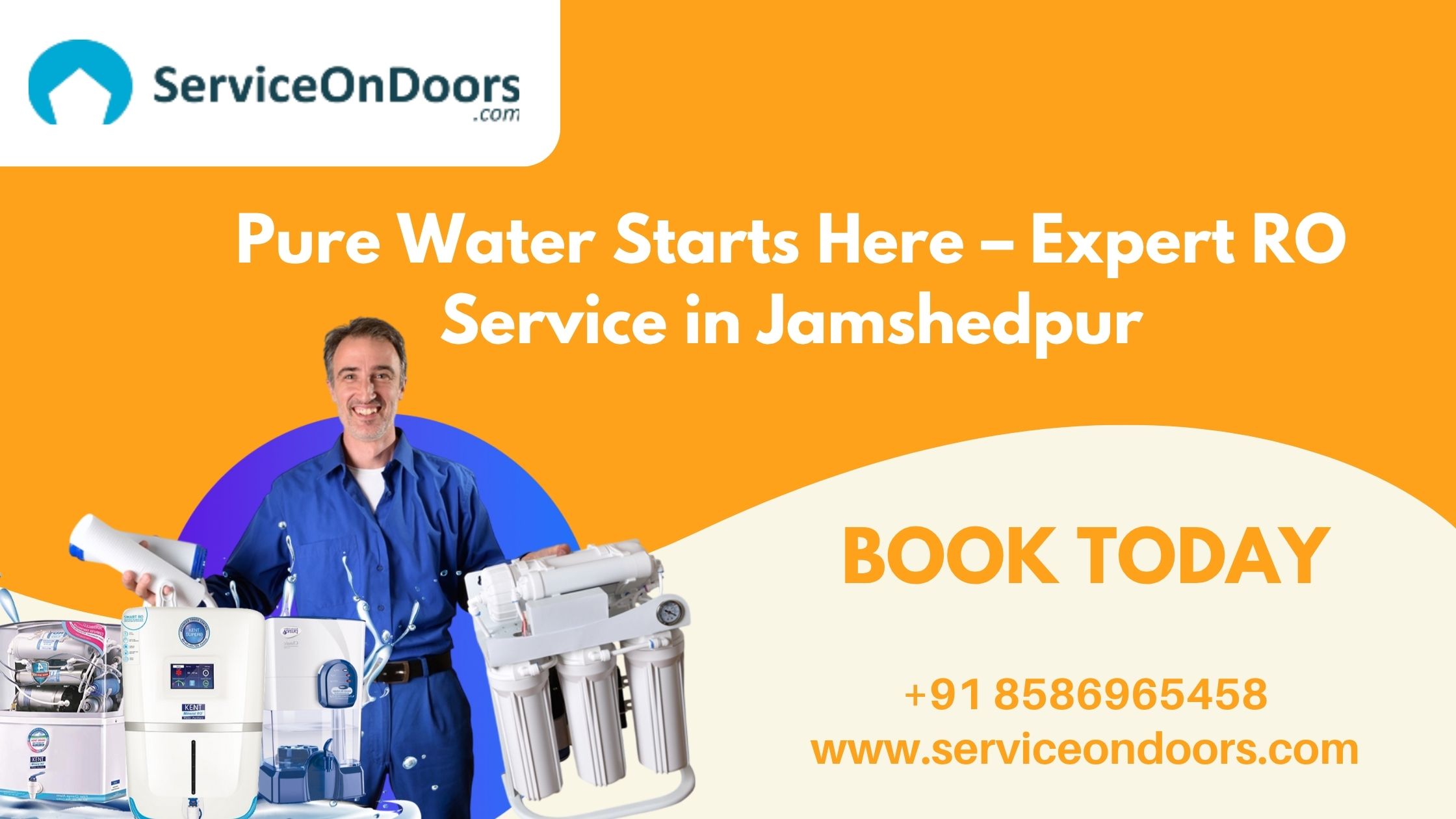Reliable RO Water Purifier Service in Jamshedpur –  Ensure 100% Pure Drinking Water