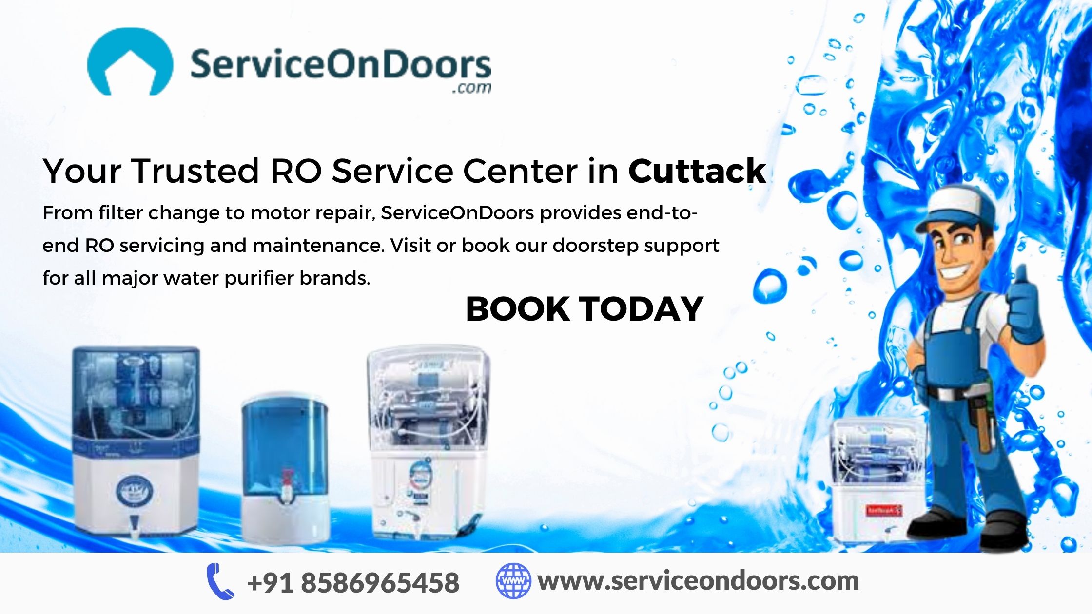 RO Water Purifier Installation in Cuttack – Expert Setup  for Long-Term Purity