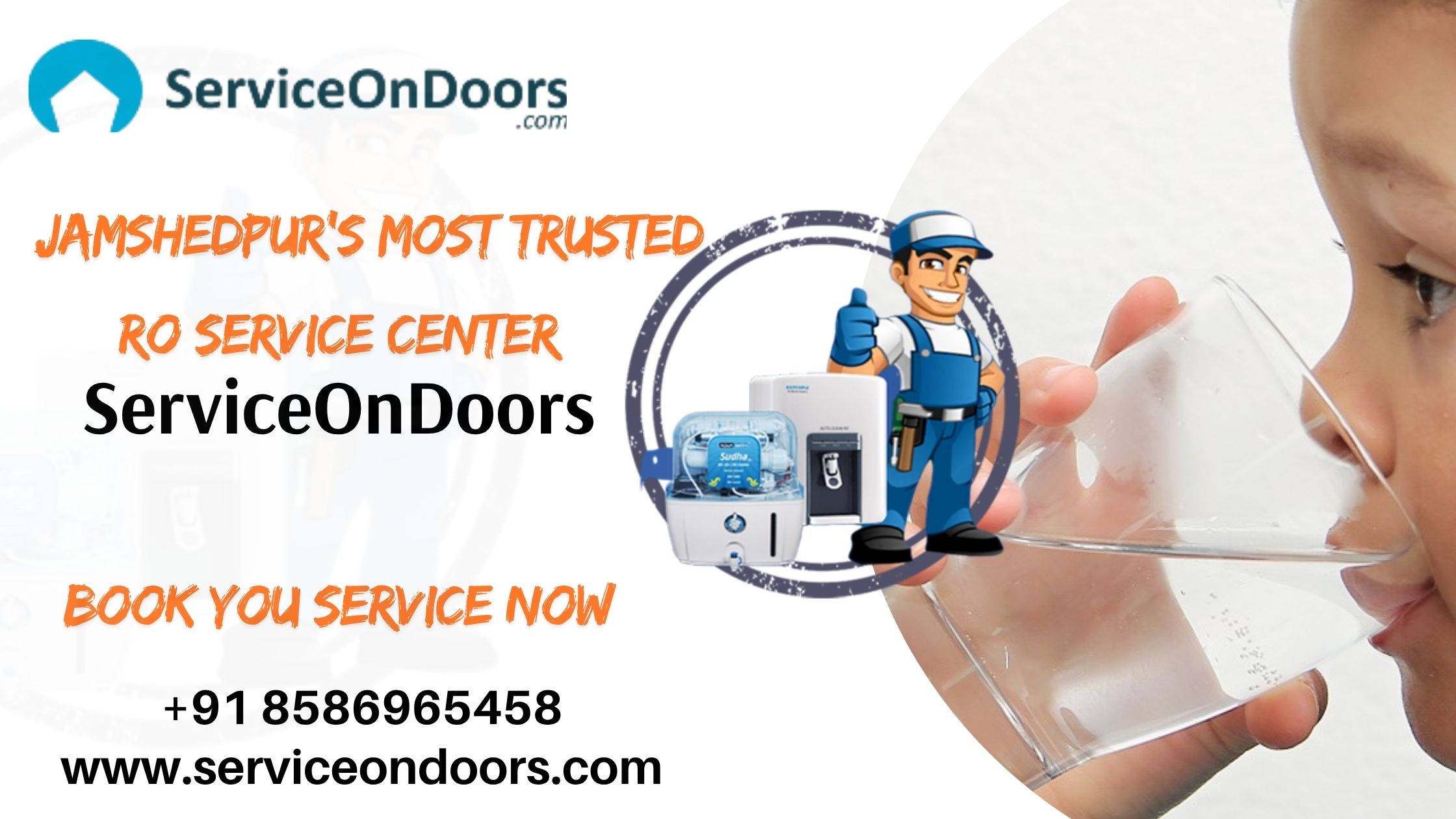 Professional RO Water Purifier Installation in  Jamshedpur – ServiceOnDoors at Your Service