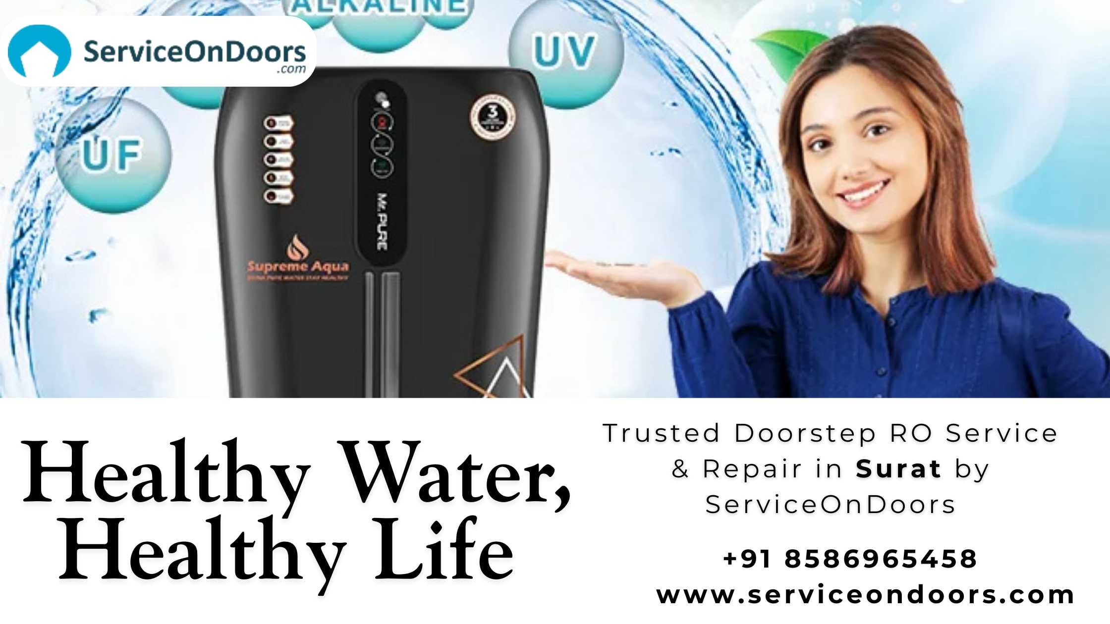 Professional RO Water Purifier Services in Surat –  Clean & Safe Drinking Water at Your Doorstep
