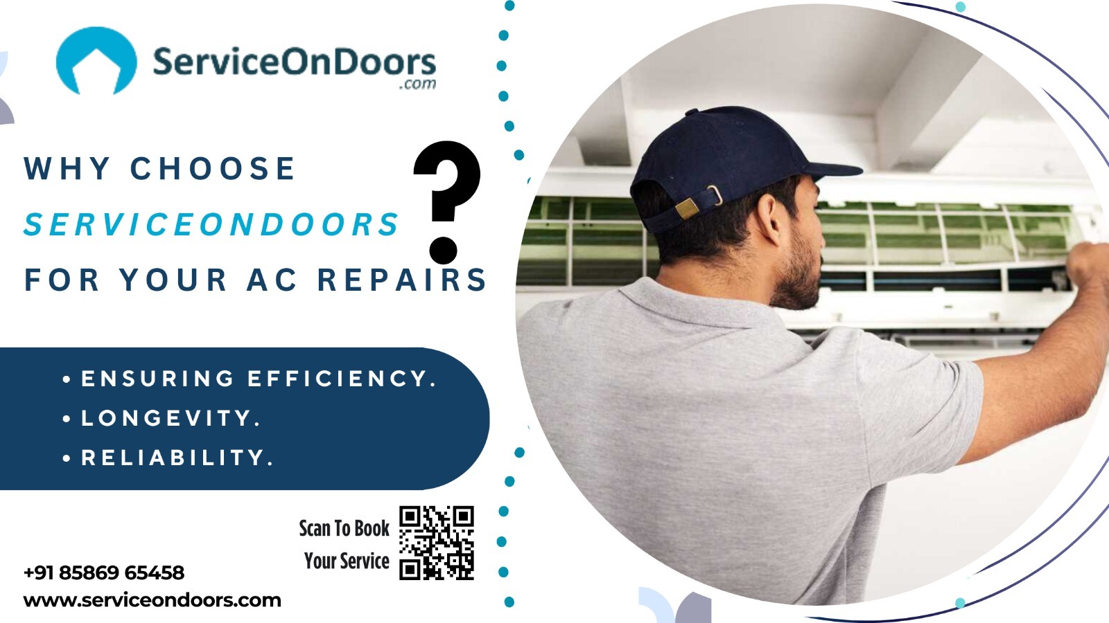 Why Choose ServiceOnDoors for Your AC Repairs? Unmatched Expertise, Speed, and Quality