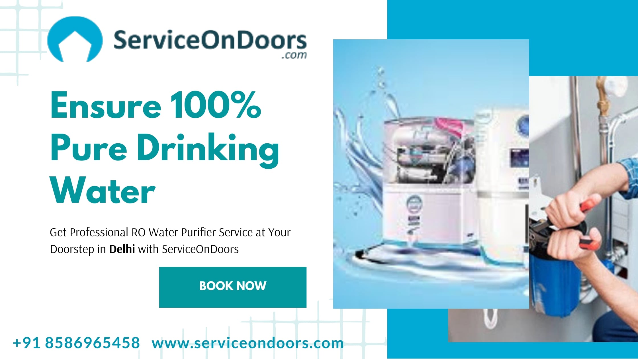 Affordable Water Purifier RO Repair in Delhi – ServiceOnDoors