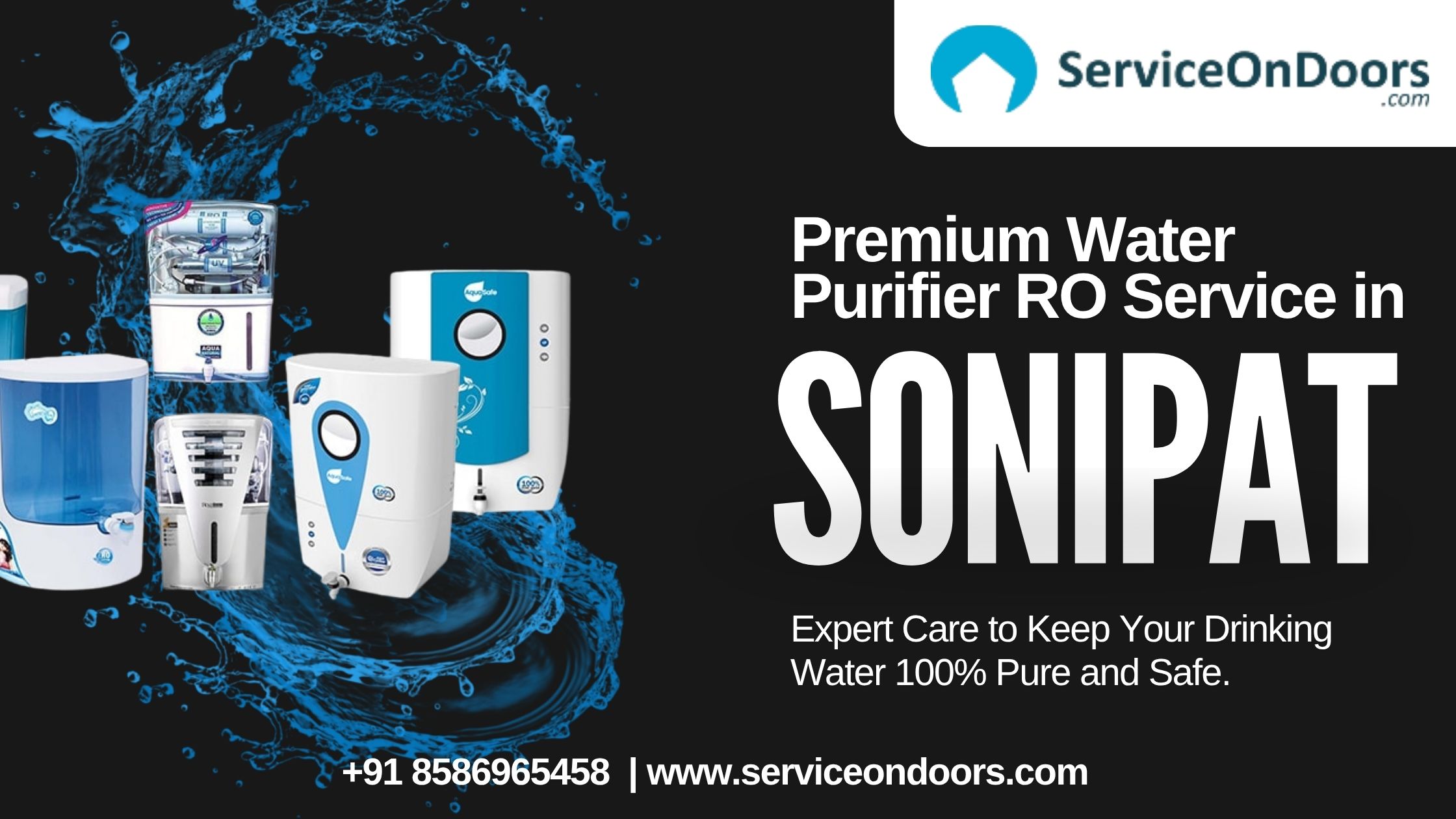 Expert Water Purifier RO Service in Sonipat – Keep Your Water Pure and Healthy