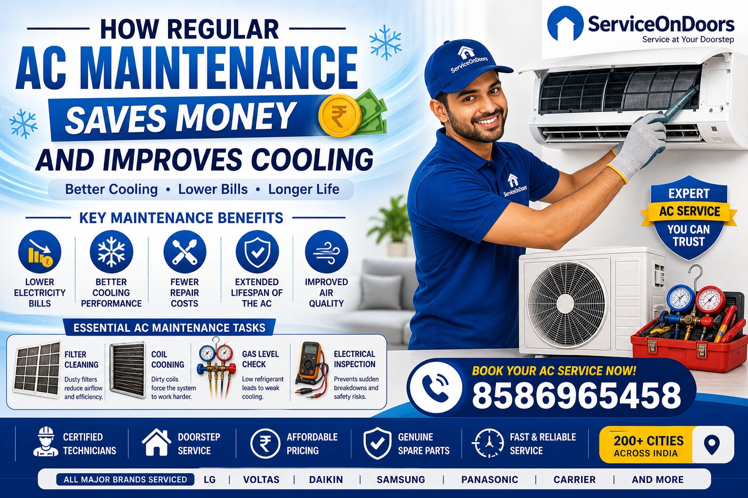 How Regular AC Maintenance Saves Money and Improves Cooling