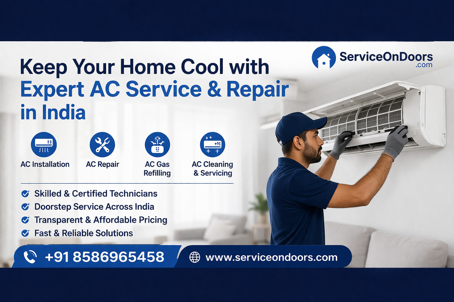Keep Your Home Cool with Expert AC Service & Repair in India