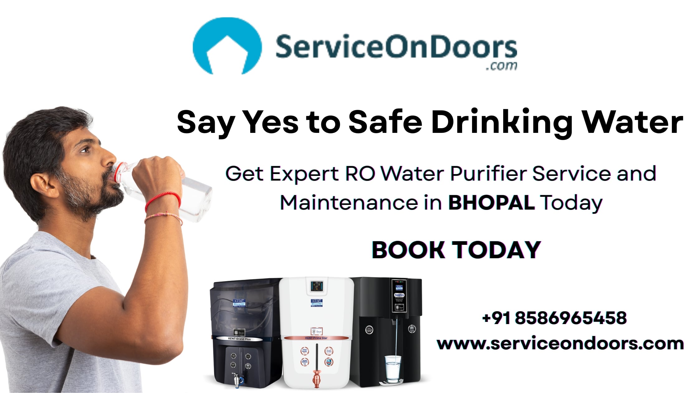 Reliable RO Water Purifier Service in Bhopal –  ServiceOnDoors at Your Side