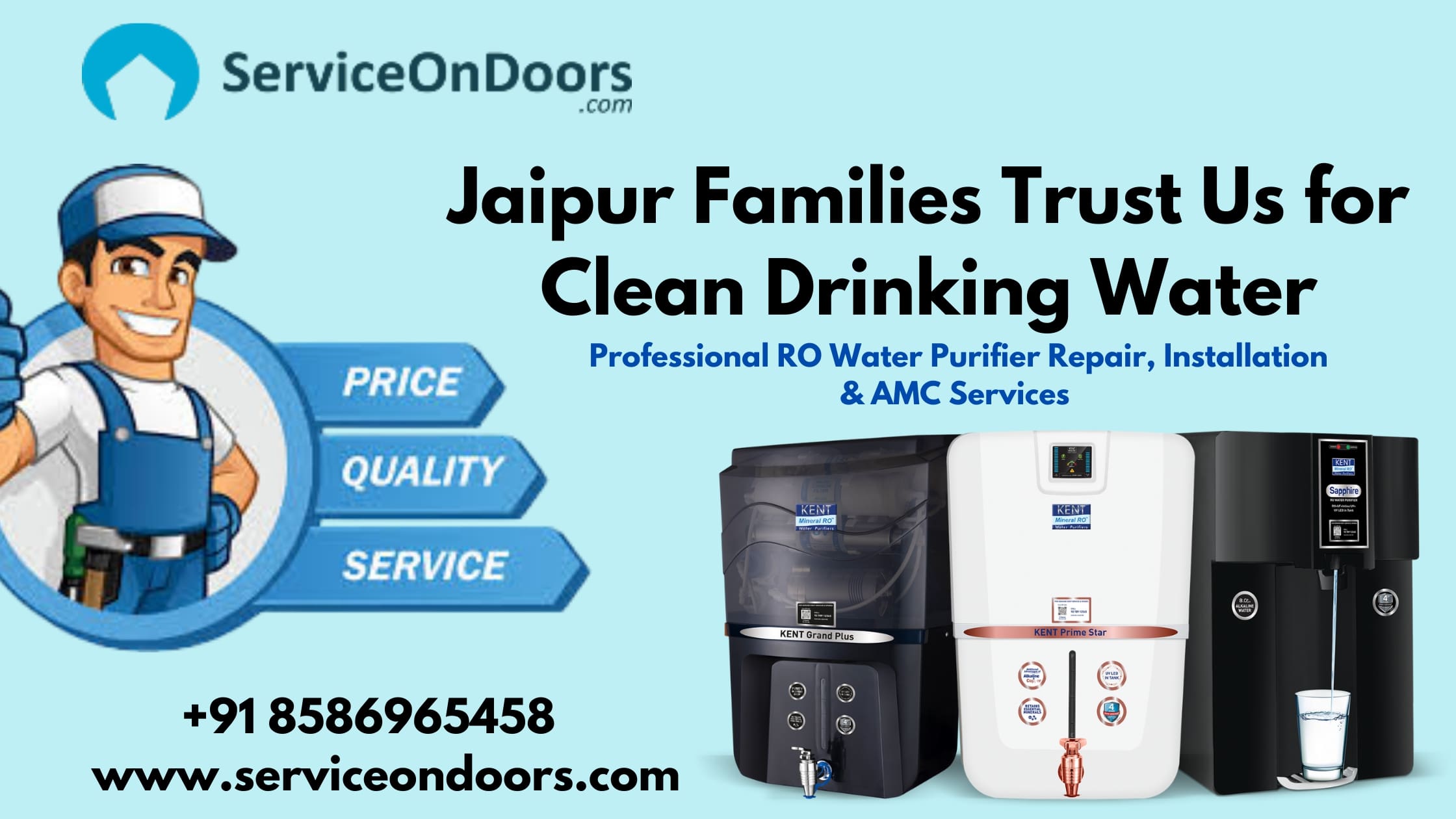 Trusted RO Water Purifier Service in Jaipur – Safe 
Water for Every Home