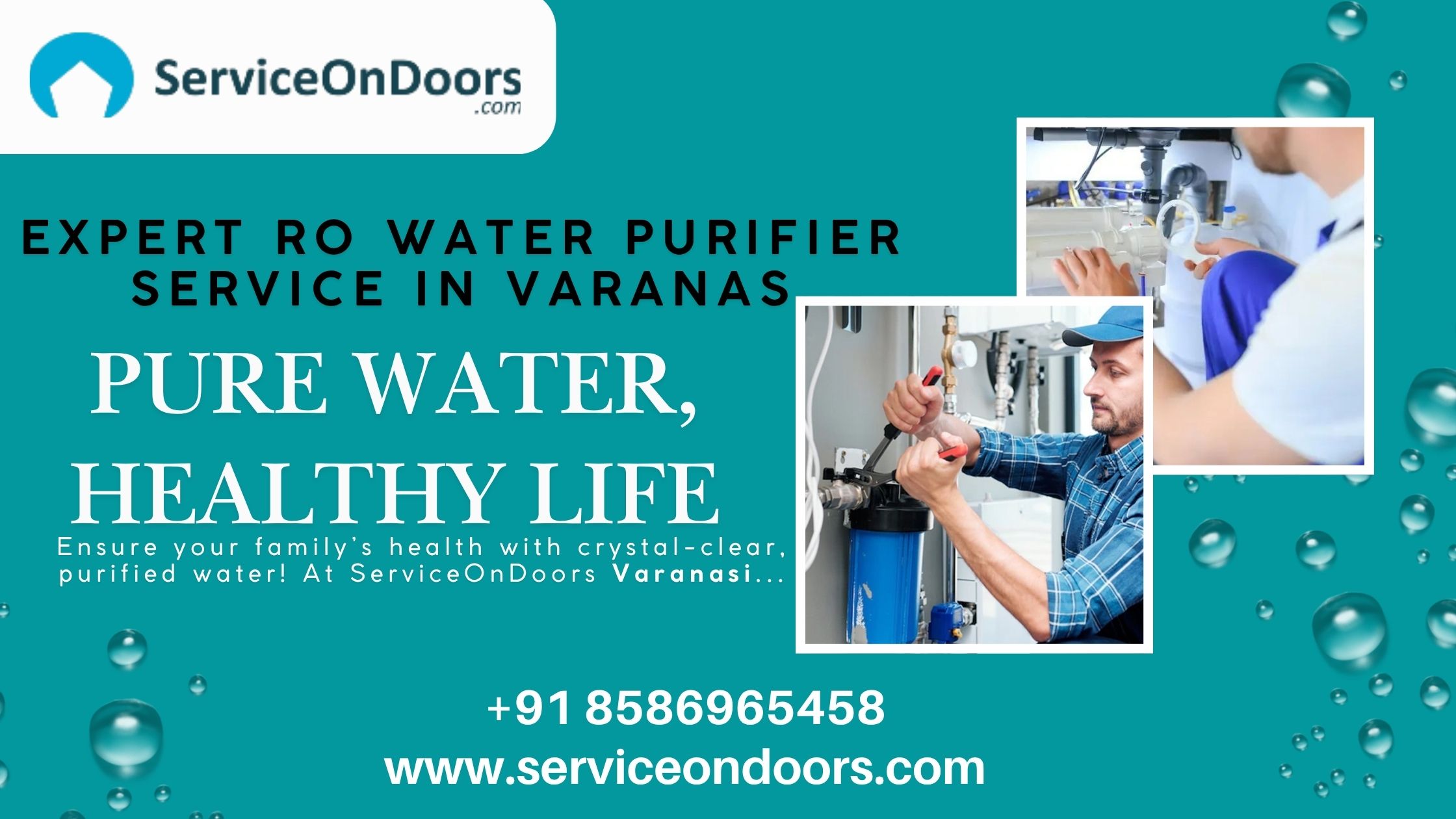 RO Water Purifier Service in Varanasi – Pure Water for a 
Healthier You