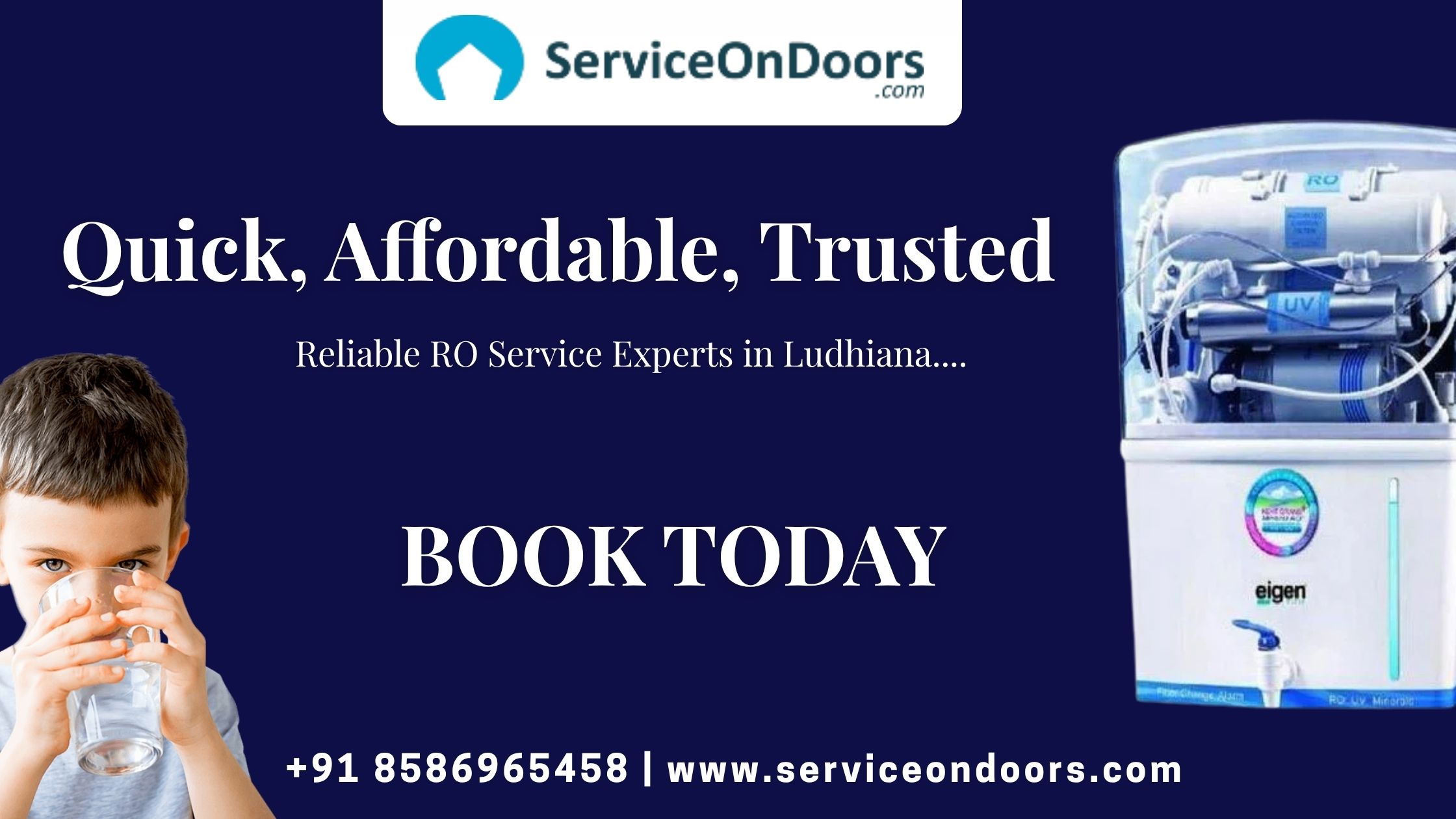 Reliable RO Service in Ludhiana – Safe Water Starts 
Here