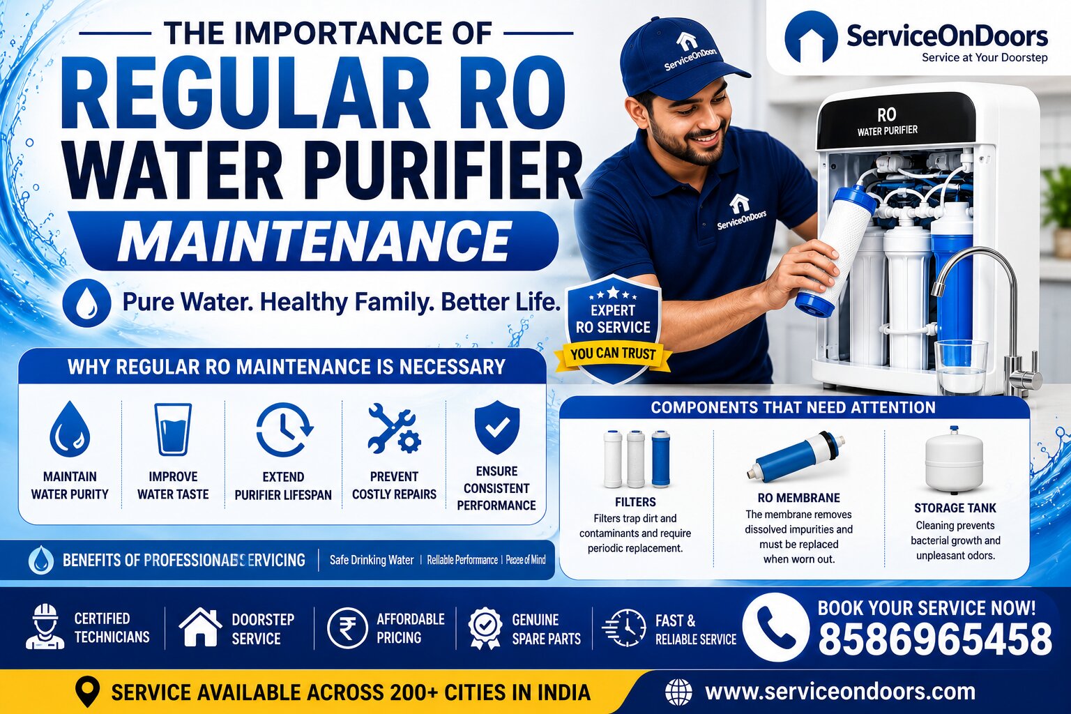 The Importance of Regular RO Water Purifier Maintenance