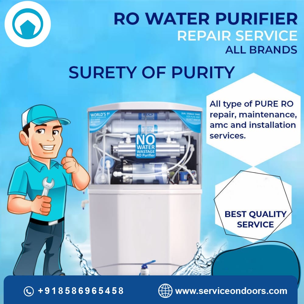 All Top Brands RO Water Purifier Service Available