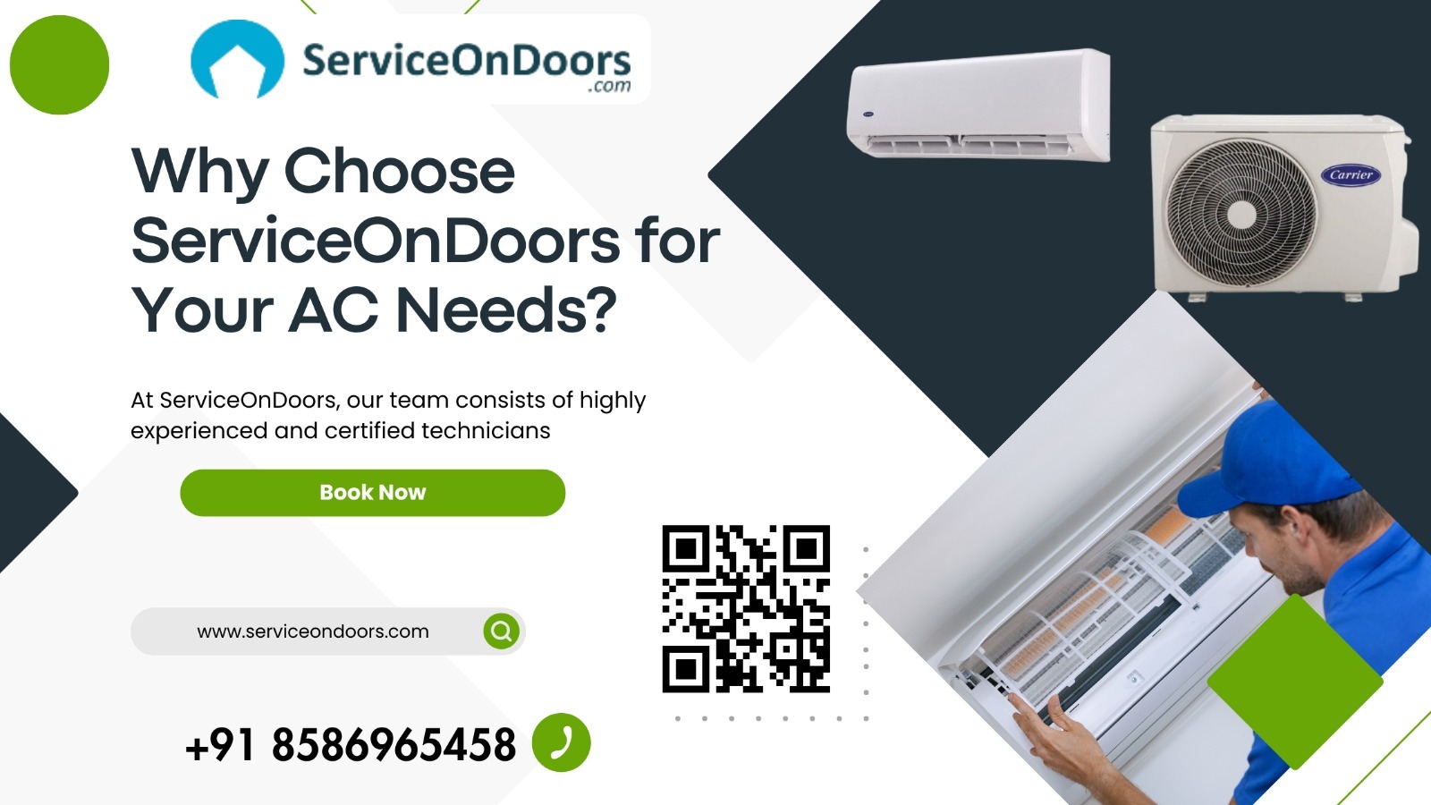 Why Choose ServiceOnDoors for Your AC Needs?