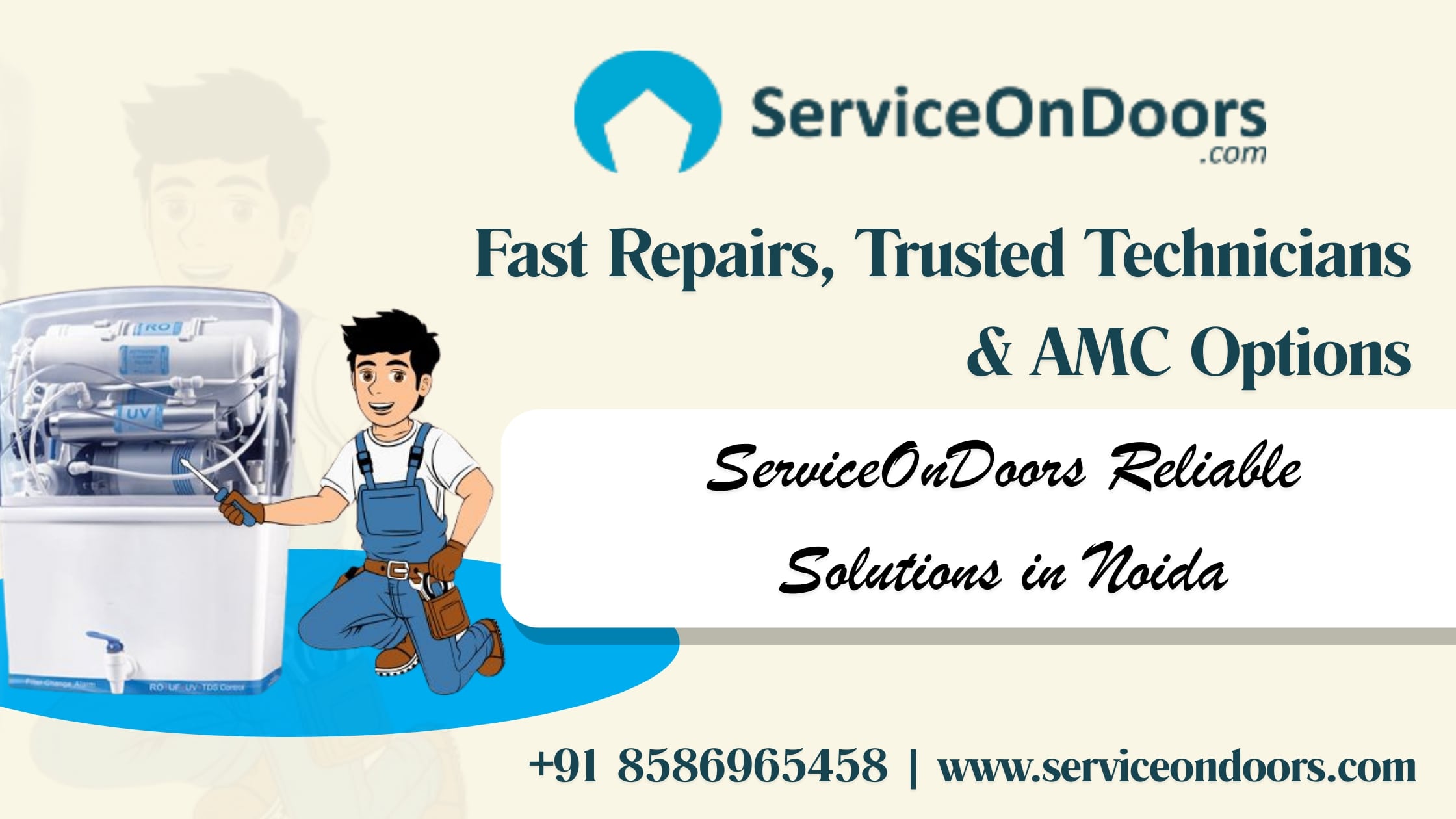 ServiceOnDoors – Noida’s Trusted RO Service Center 
for Pure Drinking Water