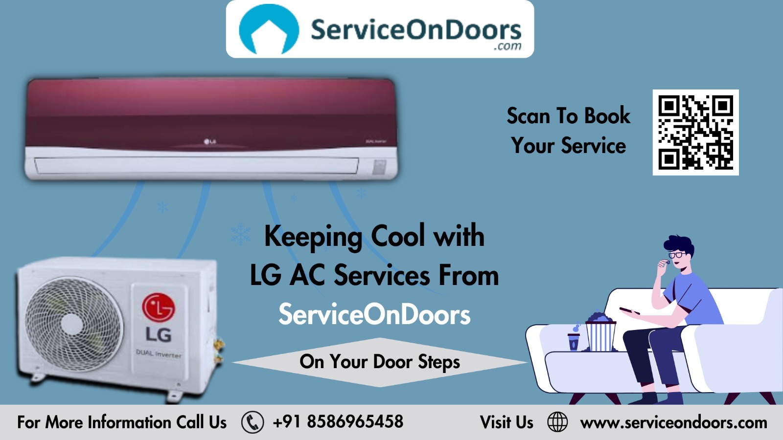 Keeping Cool with LG AC Services From Service On Doors