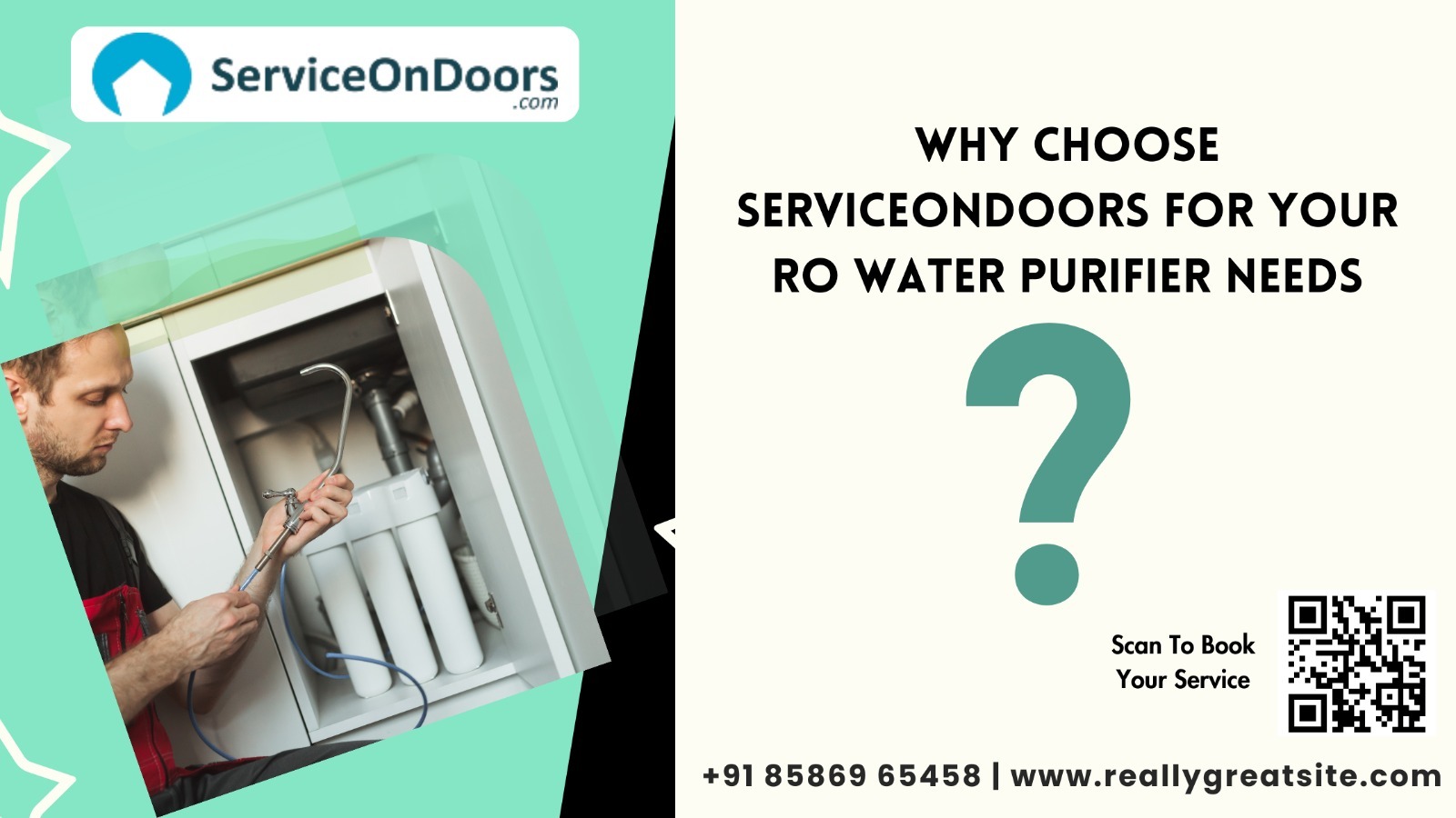 Why Choose ServiceOnDoors for Your RO Water Purifier Needs?