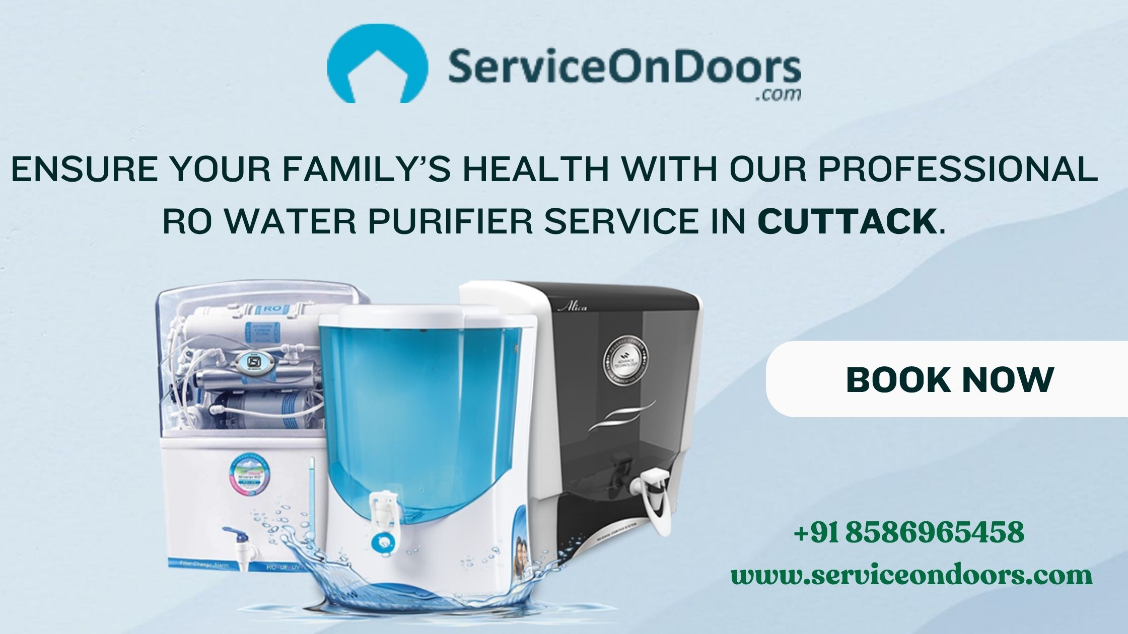 Professional Water Purifier RO Service in Cuttack –  Pure Water, Every Drop Matters.