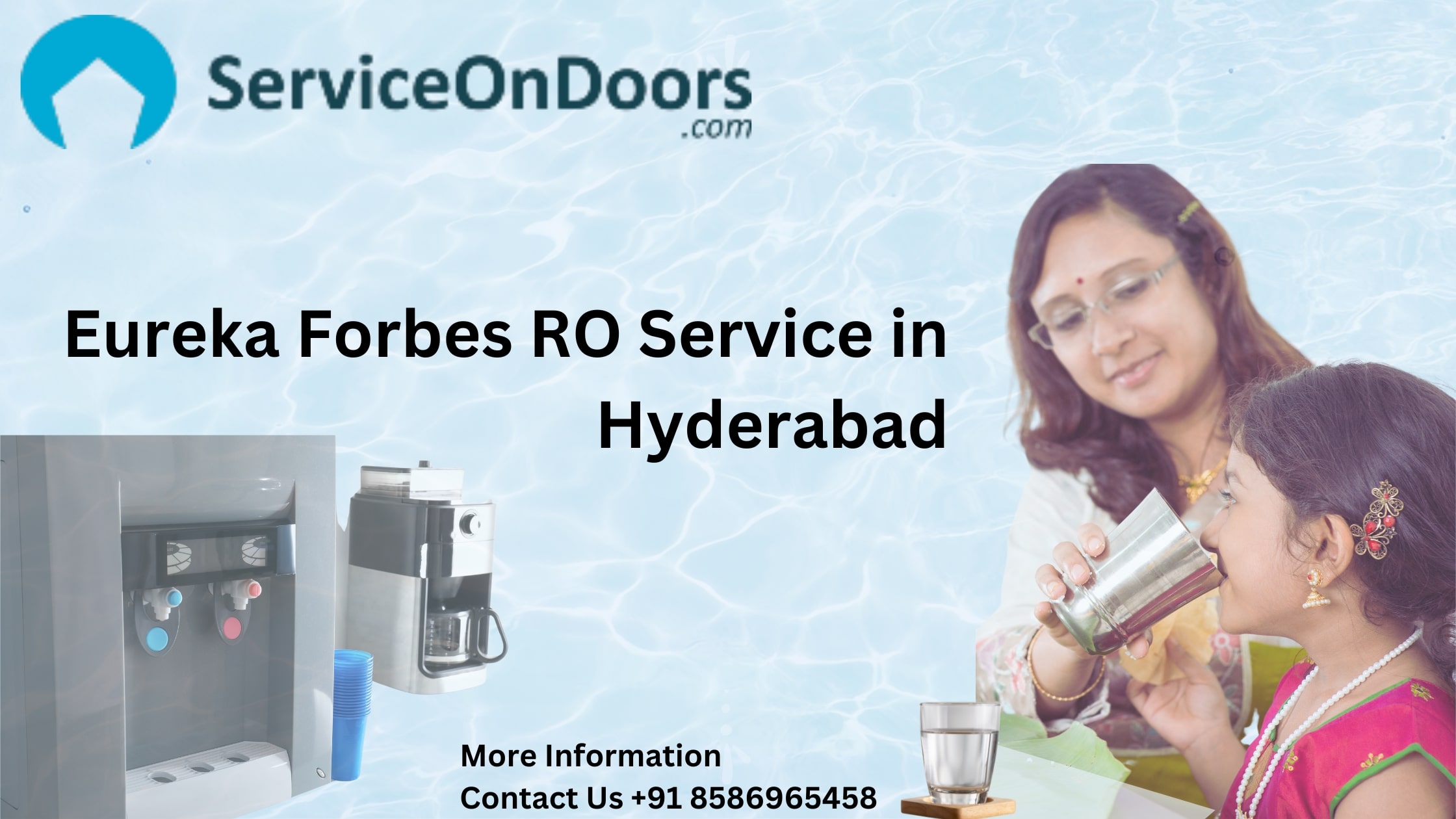 Eureka Forbes RO Service in Hyderabad: Your Ultimate Guide to Clean your Water Purifier with ServiceOnDoors