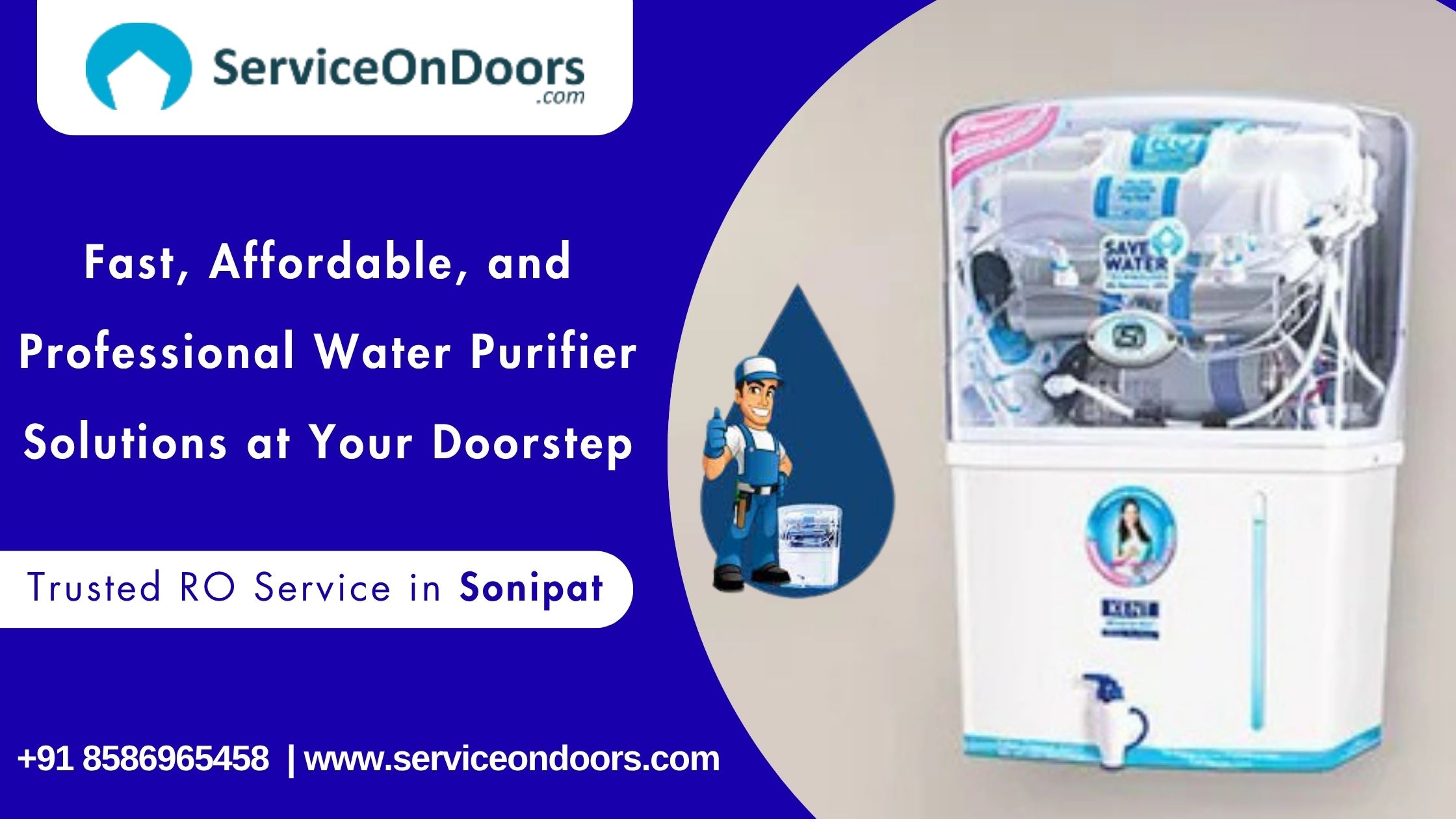 Professional RO Service in Sonipat – Reliable Water  Purifier Care at Your Doorstep