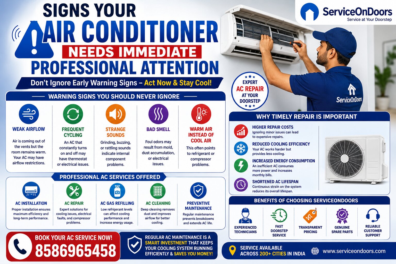Signs Your Air Conditioner Needs Immediate Professional Attention