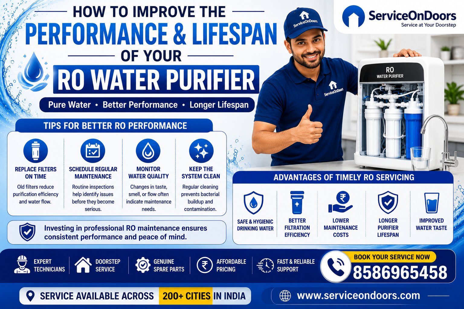 How to Improve the Performance and Lifespan of Your RO Water Purifier