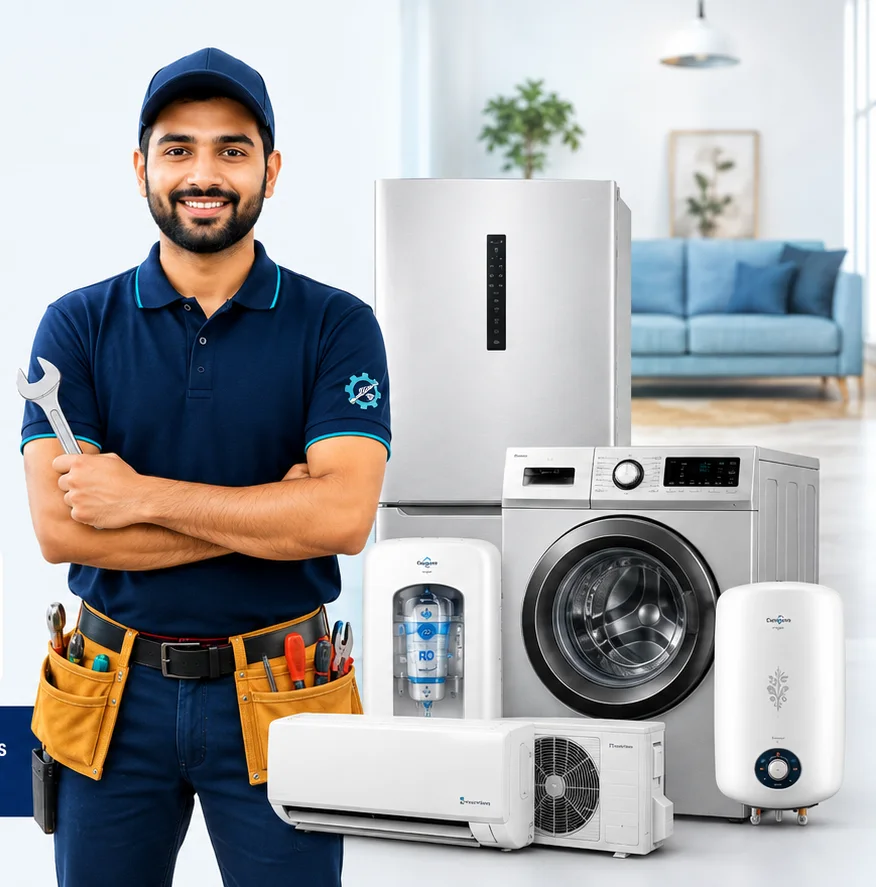 ServiceOnDoors technician for AC, RO water purifier, geyser and refrigerator service at home
